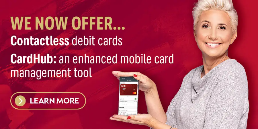 Contactless Pay Debit Cards from Monroe Savings Bank